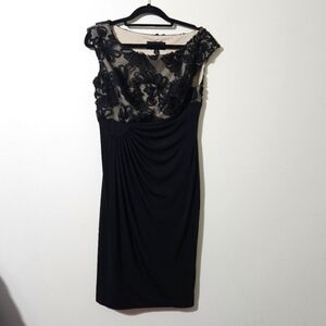 Connected Apparel Ruched Dress